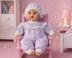 Valentina Dolls Bodysuit and Hat Knitting Pattern P69 – Elizabeth Primrose Patterns