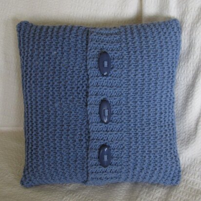 Super Simple Garter Stitch Pillow Covers