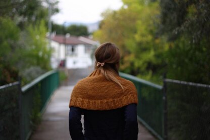 Cabled Crochet Poncho