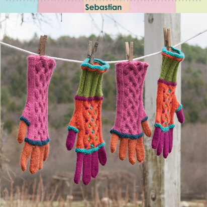 Sebastian Gloves in Classic Elite Yarns Color By Kristin - Downloadable PDF