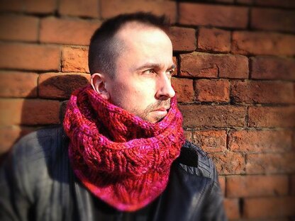 Snakes and Ladders Moebius Cowl
