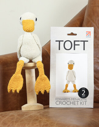 TOFT Toft Animal Crochet Kit-Geraldine The Duck - fibre space