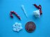 1:12th scale Crochet Christmas Tree Decorations