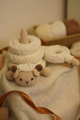 Baby Sheep Stacking Toy