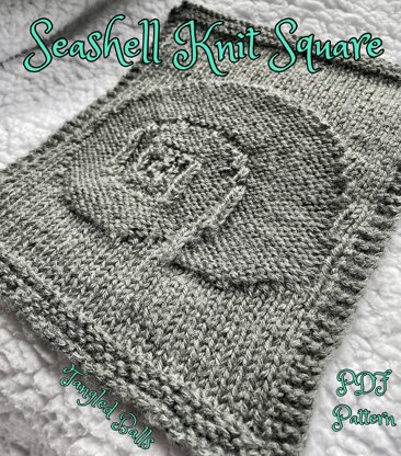 Seashell Knit Square