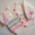 Pastel colours baby cardigan