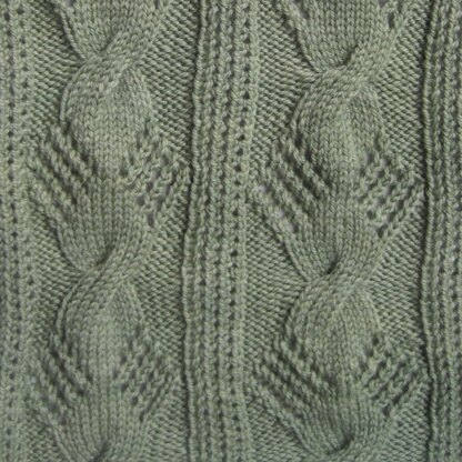 The Baltimore Cable Lace Scarf