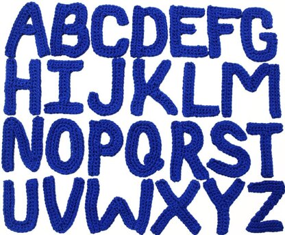 2 Pattern Multipack: Uppercase and Lowercase Alphabet Motif Patterns
