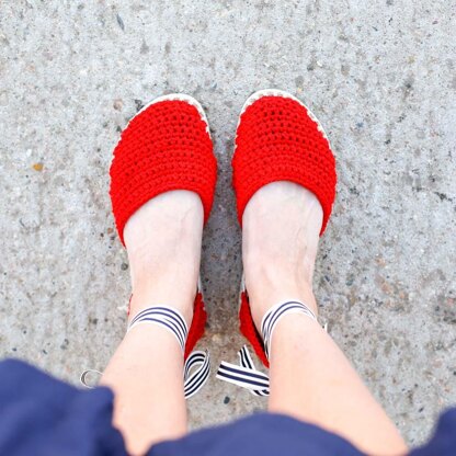 Espadrilles with Flip Flop Soles