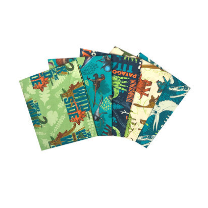 Fat Quarter-Bündel "A Blast from The Past Natural History Museum" von Craft Cotton Company