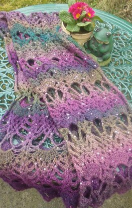 Pineapple Scarf Crochet Pattern