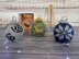 Christmas Baubles x 3 Chocolate Orange Cover Knitting Pattern