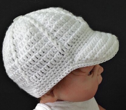 Crochet baby store baseball hat