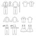 Simplicity 18" Doll Clothes S9567 - Paper Pattern, Size OS (One Size Only)