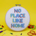 The Make Arcade No Place Like Home Midi Cross Stitch Kit - 5in 