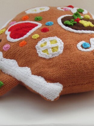 Christmas Gingerbread House Cushion