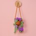 Lilac Basket Car Hanging