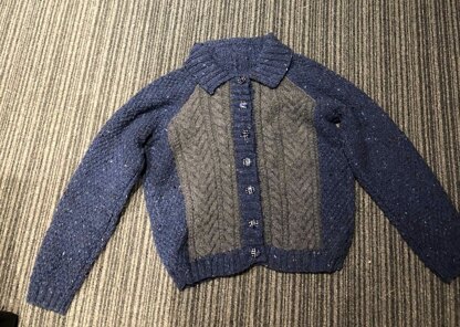 Ladies Aran cardigan