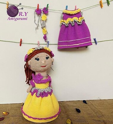 Amigurumi Lala bridesmaid dresses