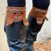 Peeping Gingerbread Boot Cuffs