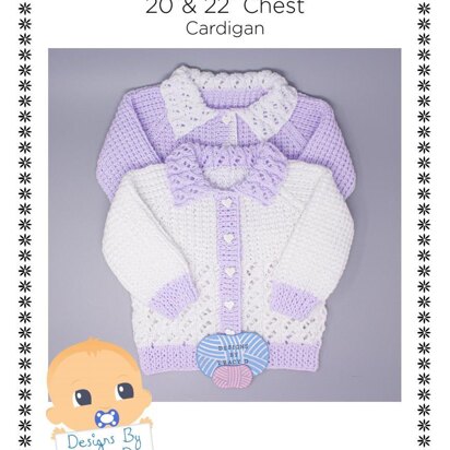 Matilda baby knitting pattern 20" & 22" chest size