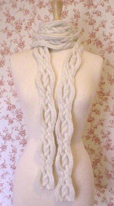 Double Knot Cable Scarves