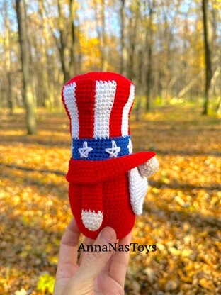 Patriotic gnome USA (boy)