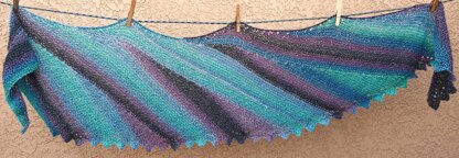 Crescent Sky Shawl