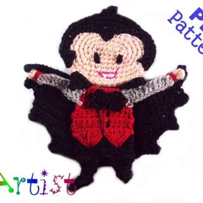 Dracula Halloween Applique