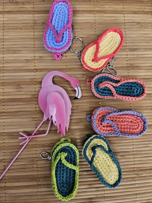 Flip-flop Lip Balm Keychain or Charm