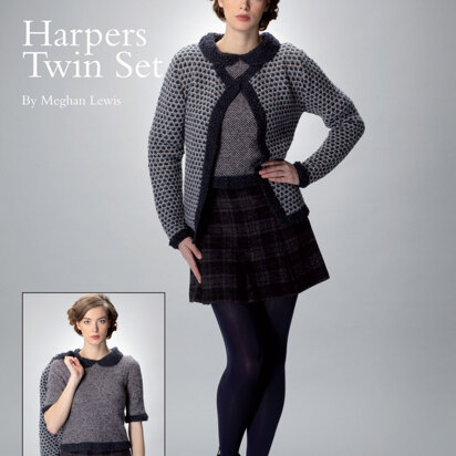 Harpers Twin Set in Rowan Felted Tweed DK