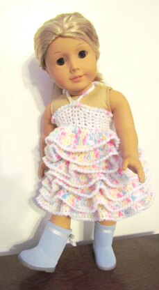 Party Dress /Blouse fits American Girl