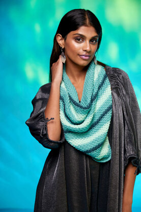 Float Cowl in Universal Yarn Cotton Supreme - Downloadable PDF