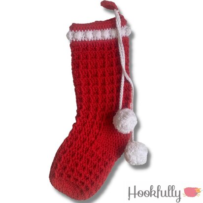 Waffle Christmas stocking