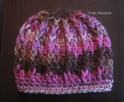 Ribbed Newsboy Hat Crochet Pattern 159