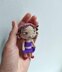 Ballerina doll with purple dress