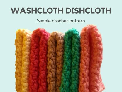 Simple Washcloth or Dishcloth