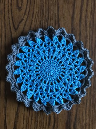 Sunnyside Up Mandala by Crochetbyredagape