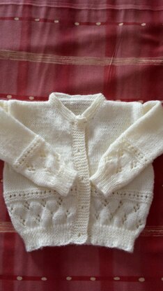 Baby 4ply cardigan