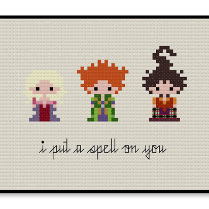 The Sanderson Sisters Bite Size - PDF Cross Stitch Pattern