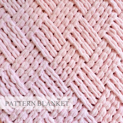 Four weaves blanket pattern