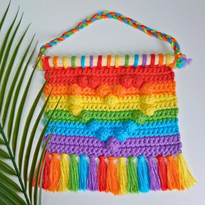 Gay Bobble Heart Tapestry Crochet Pattern