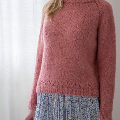 Simple Eyelet Sweater