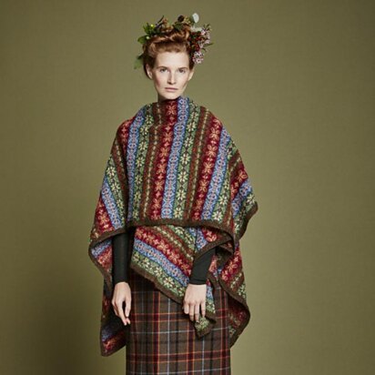 Pine Poncho - knitting pattern