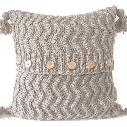 Aran Chevron Cable Cushion/Pillow