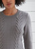 Holkham Sweater - Knitting Pattern For Women in Debbie Bliss Rialto DK