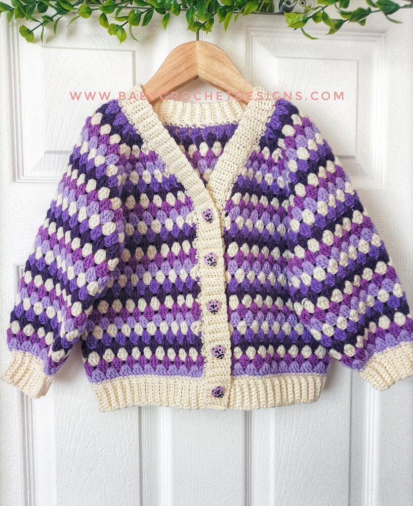 Granny cardigan 2025 crochet pattern