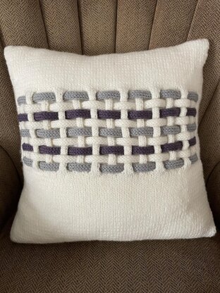 Warp and Weft Woven Pillow