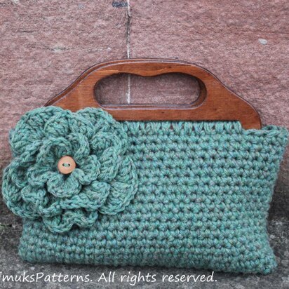 Stylecraft Alpaca Chunky flower purse