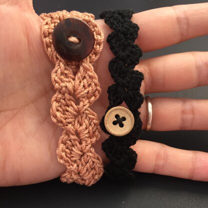 Brave Man Bracelet crochet pattern